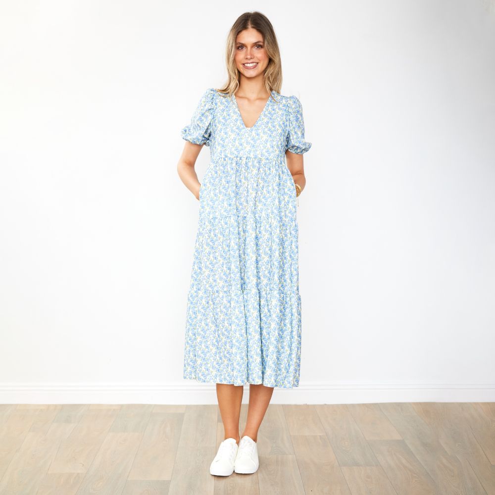 Mabel Dress (Orchid Blue)
