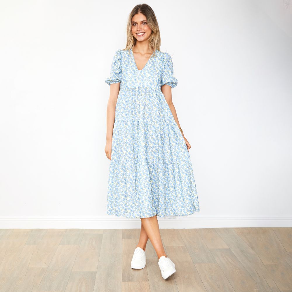 Mabel Dress (Orchid Blue)