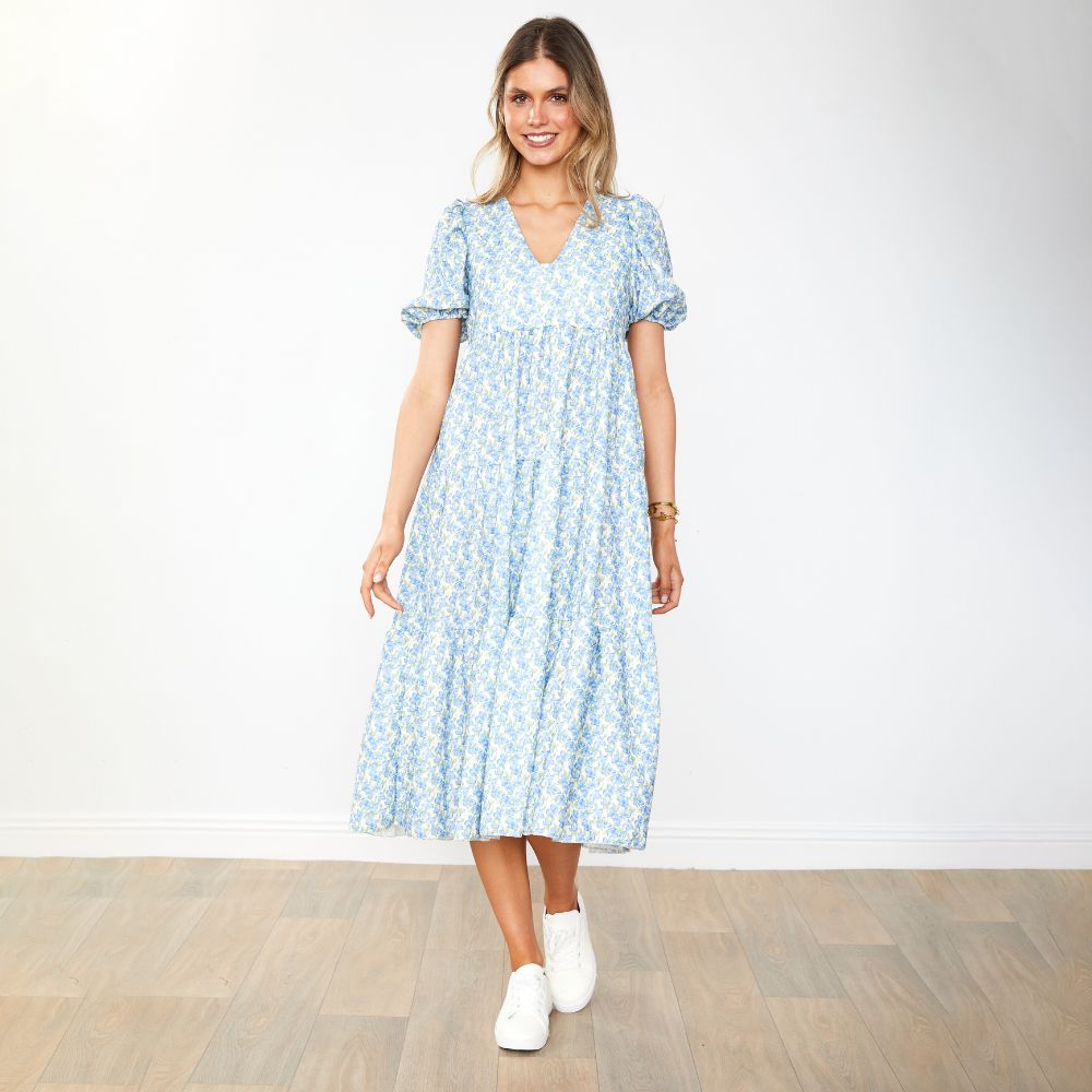 Mabel Dress (Orchid Blue)