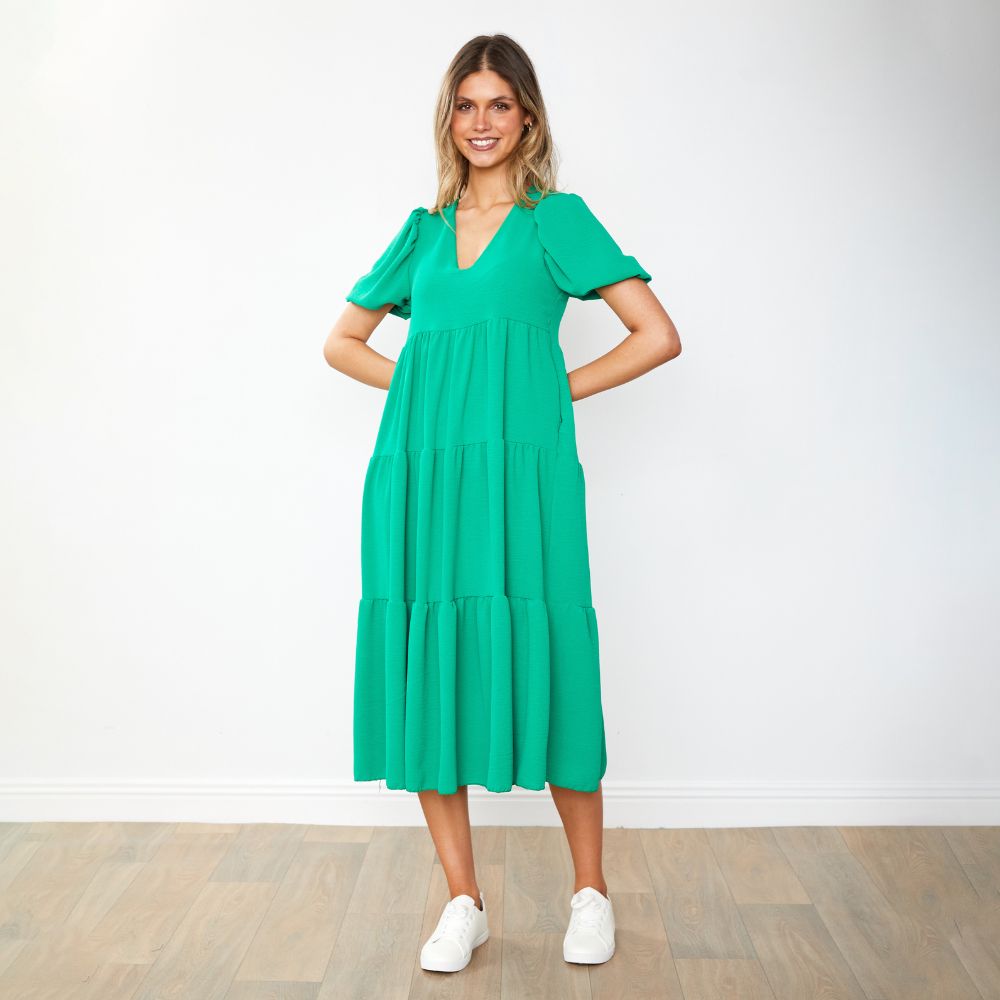 Mabel Dress (Emerald)