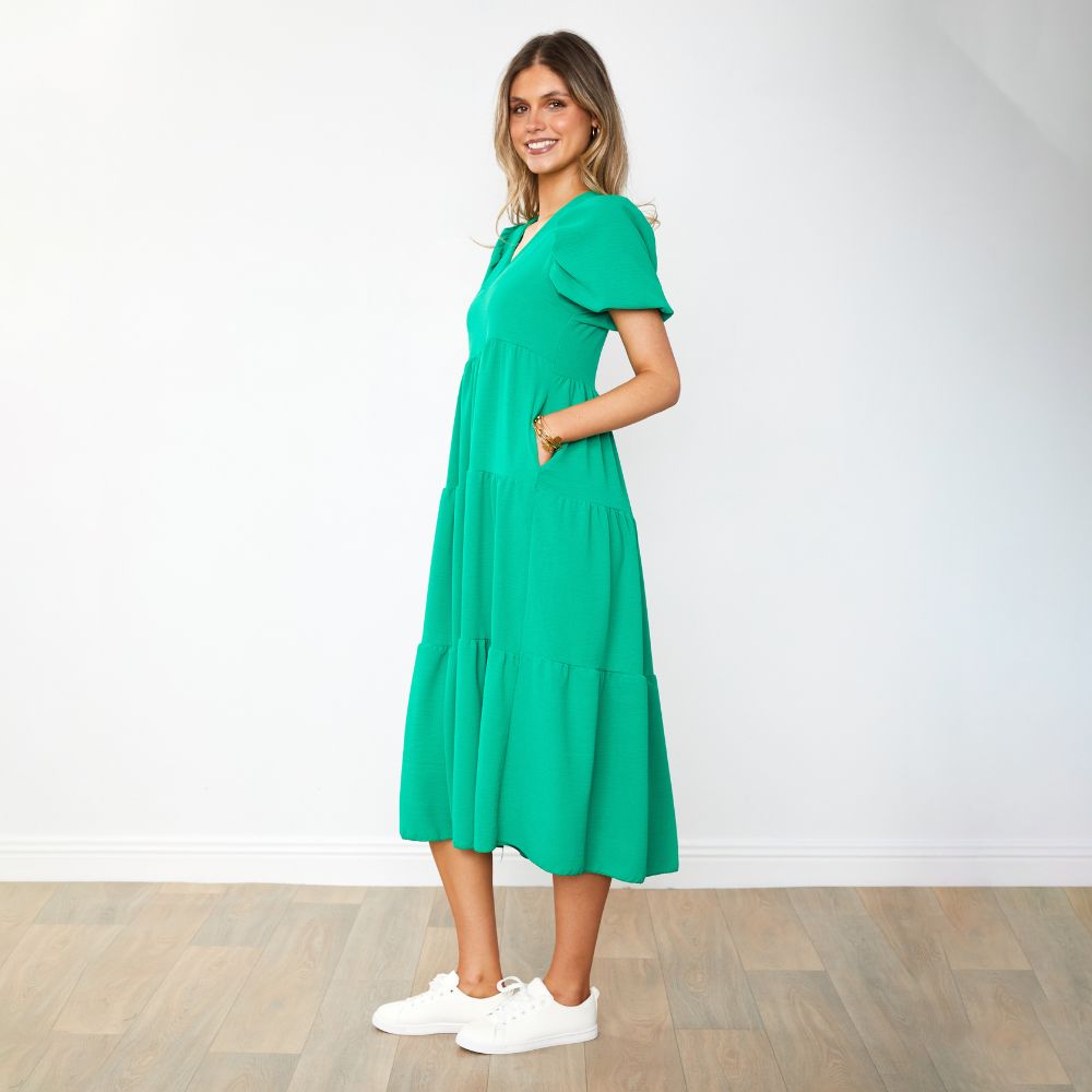 Mabel Dress (Emerald)