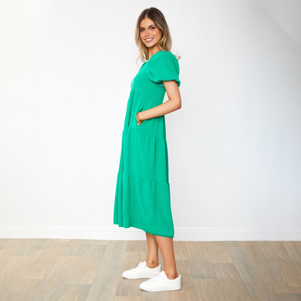 Mabel Dress (Emerald)