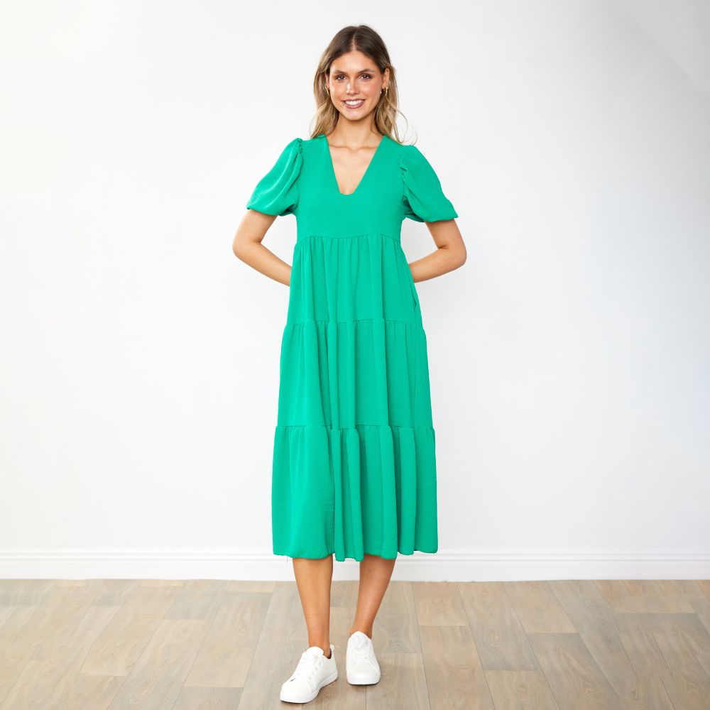 Mabel Dress (Emerald)