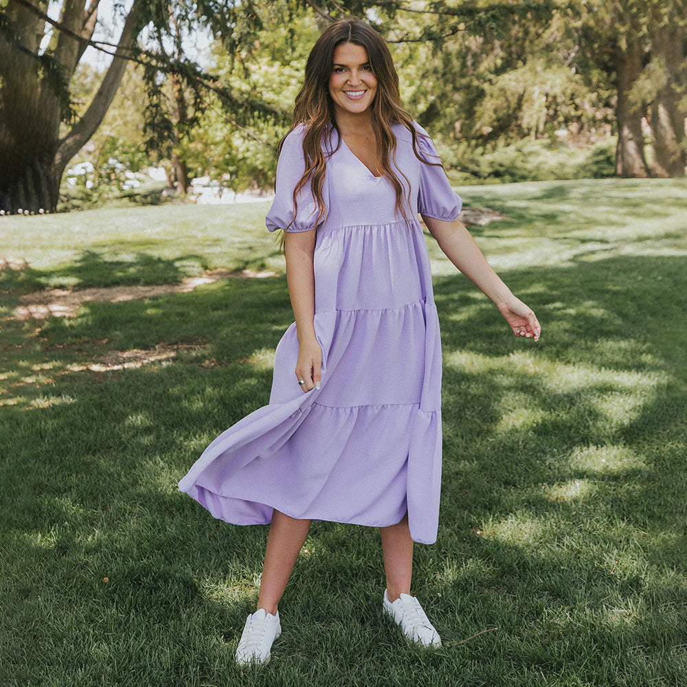 Mabel Dress (Lavender)