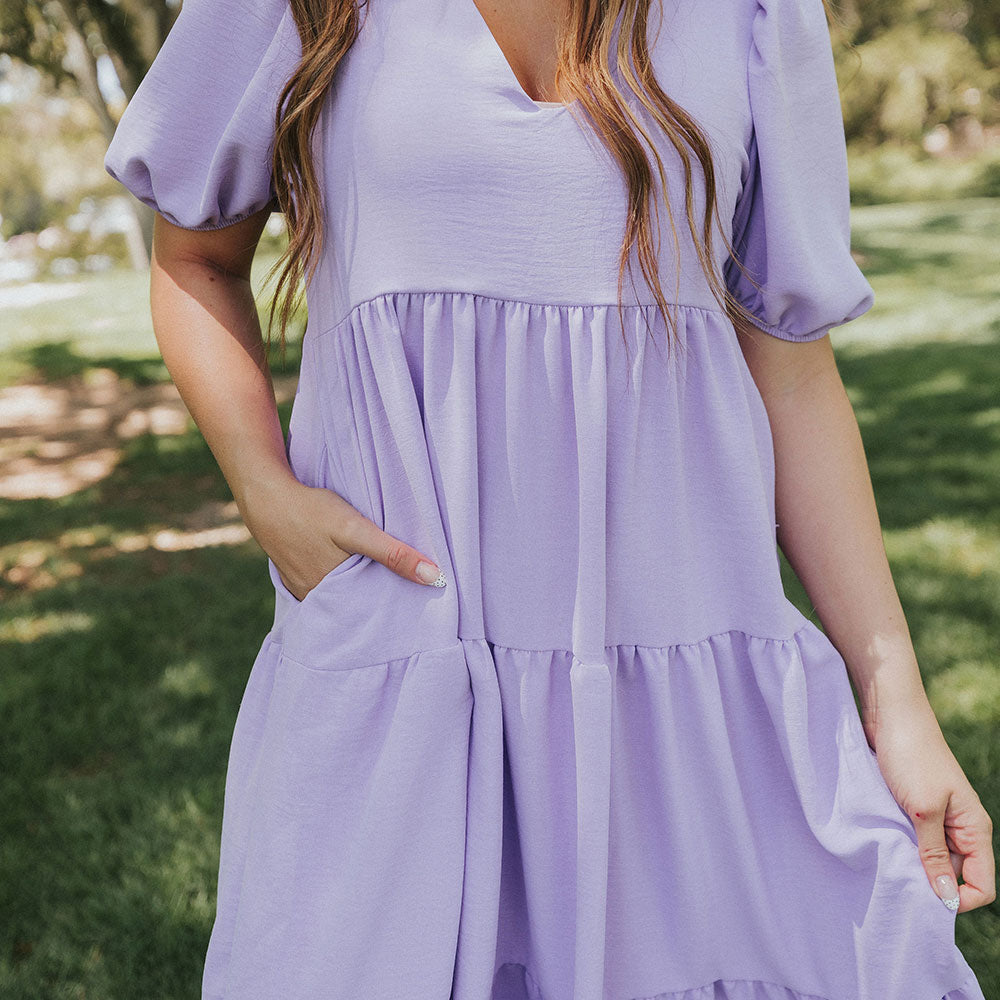 Mabel Dress (Lavender)