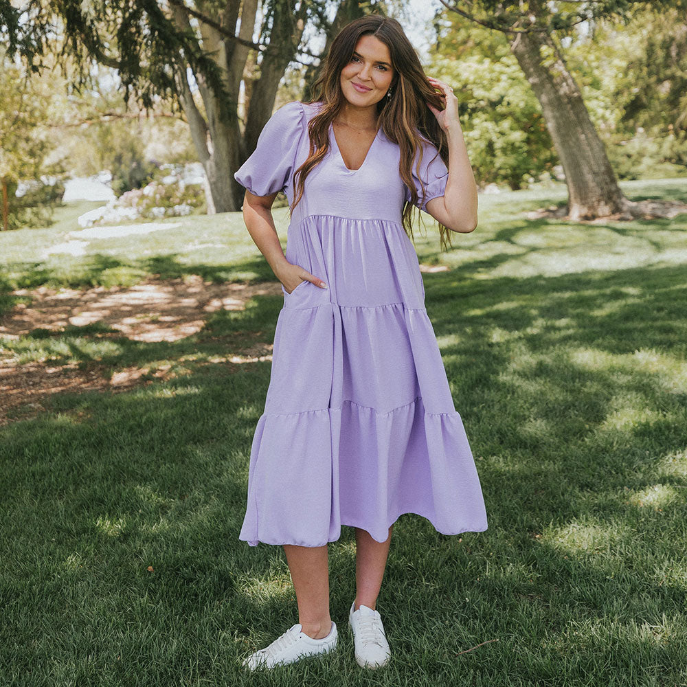 Mabel Dress (Lavender)