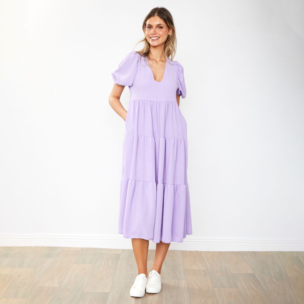 Mabel Dress (Lavender)