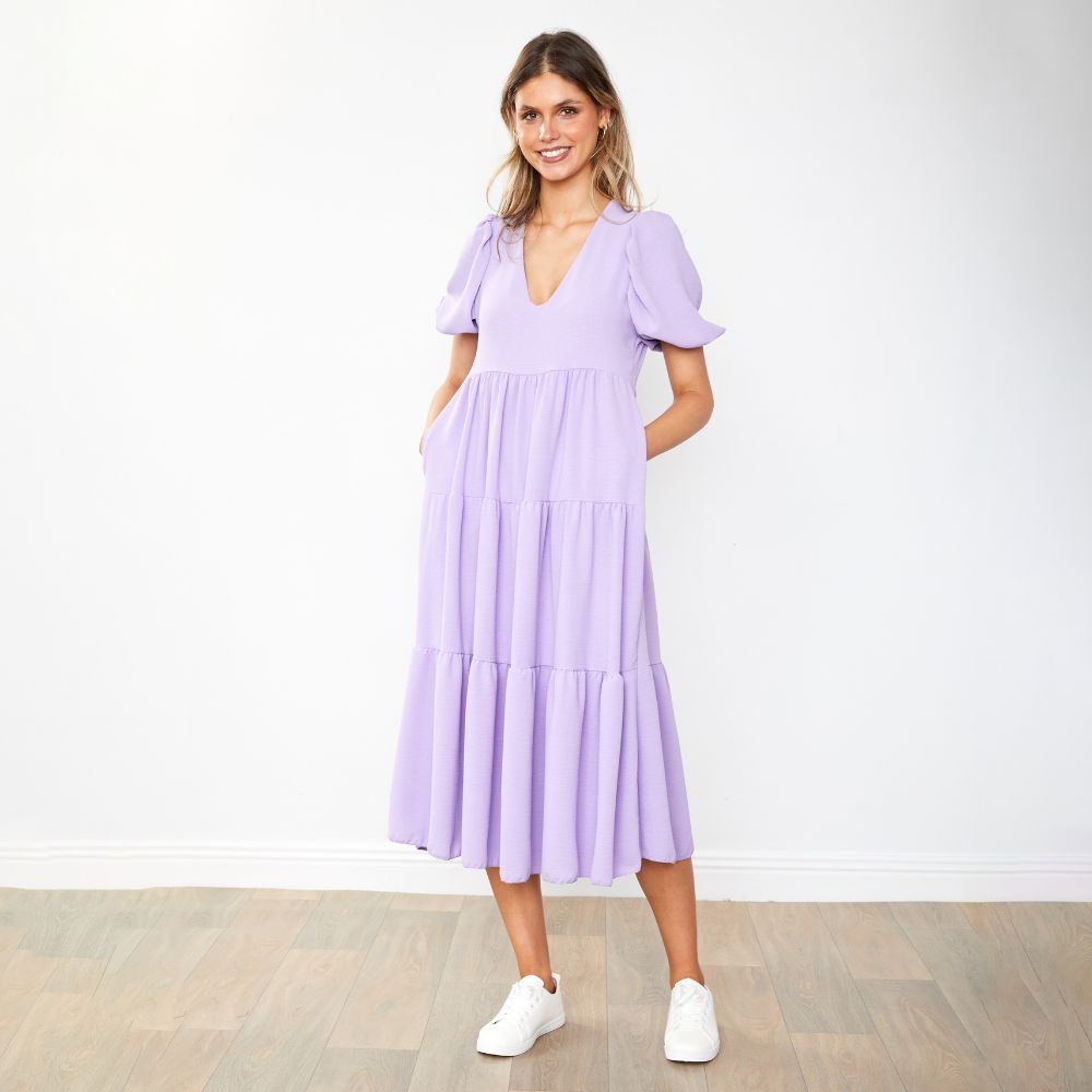 Mabel Dress (Lavender)