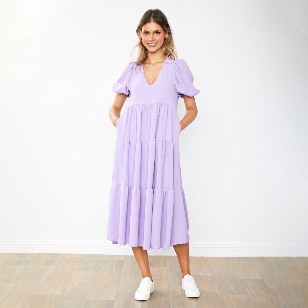 Mabel Dress (Lavender)