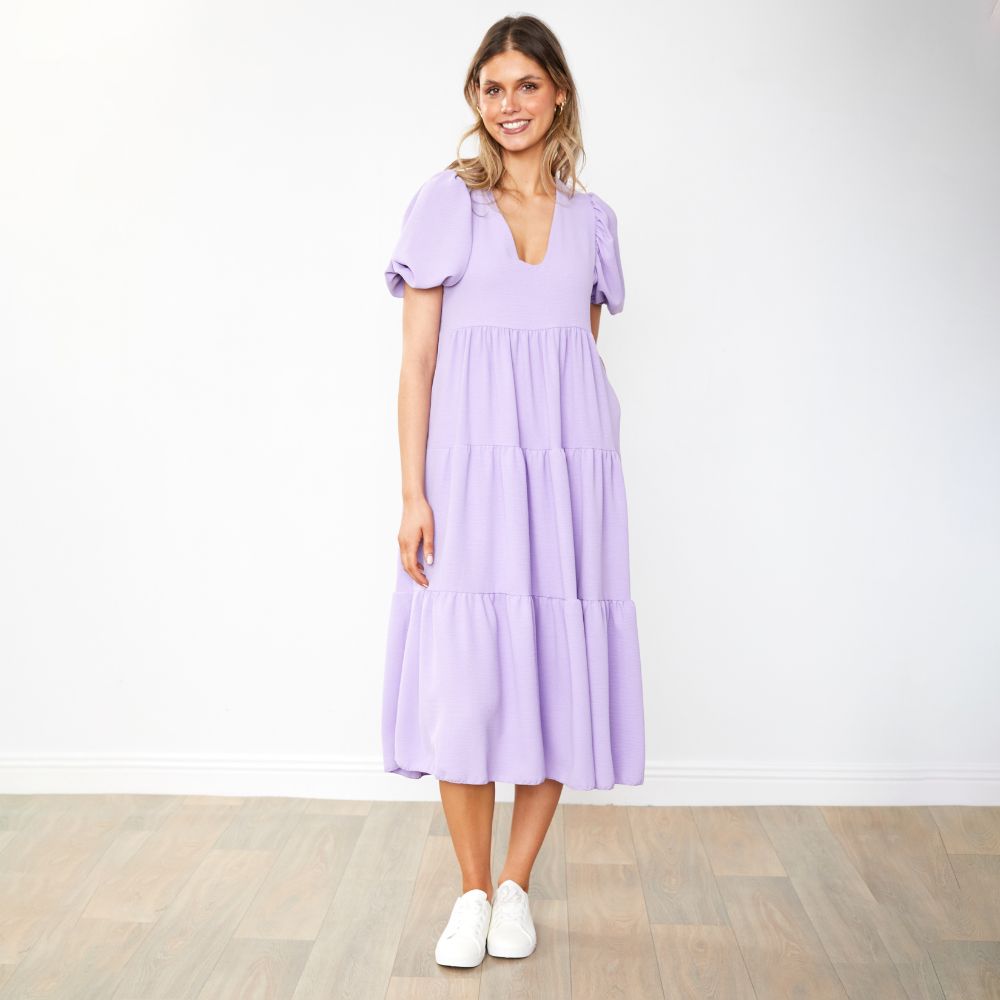 Mabel Dress (Lavender)