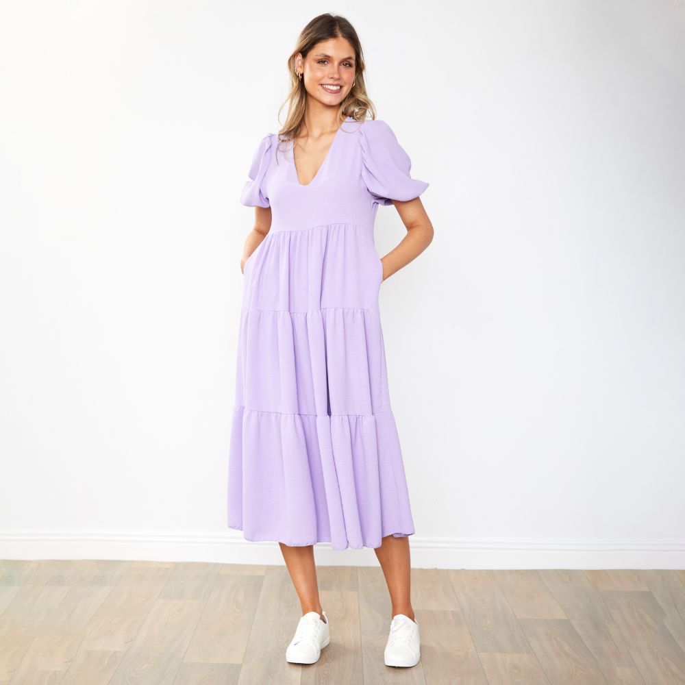 Mabel Dress (Lavender)