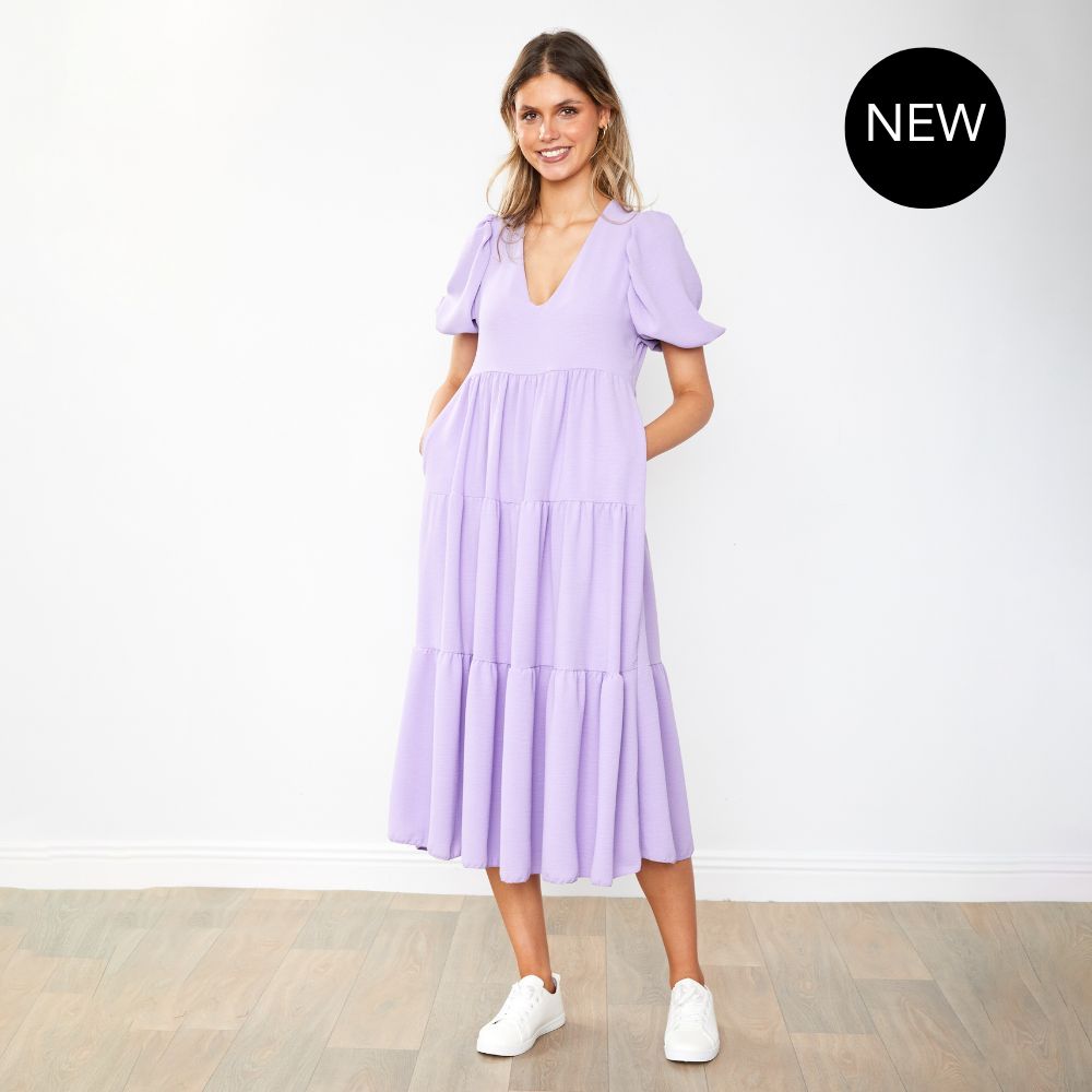 Mabel Dress (Lavender)