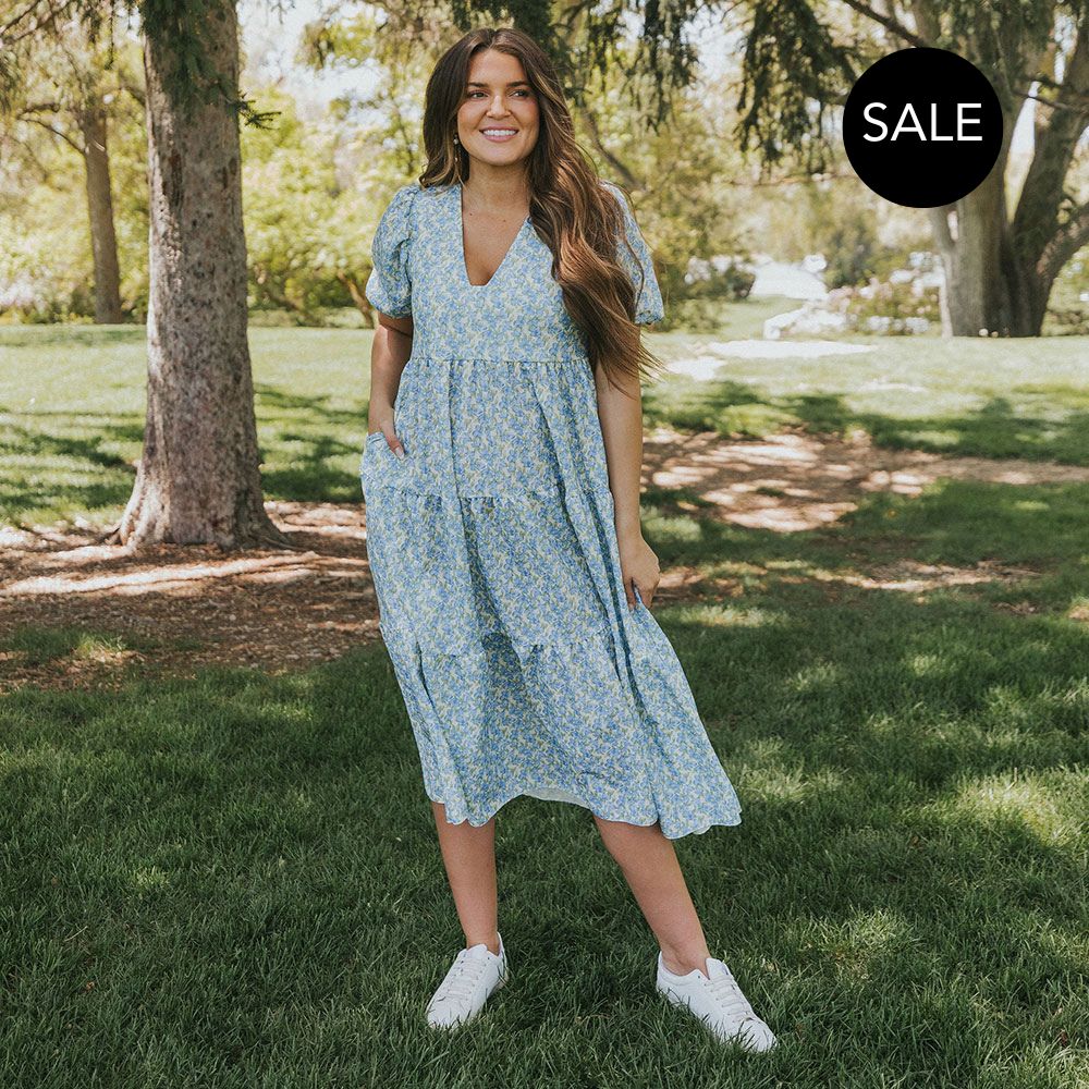 Mabel Dress (Orchid Blue)