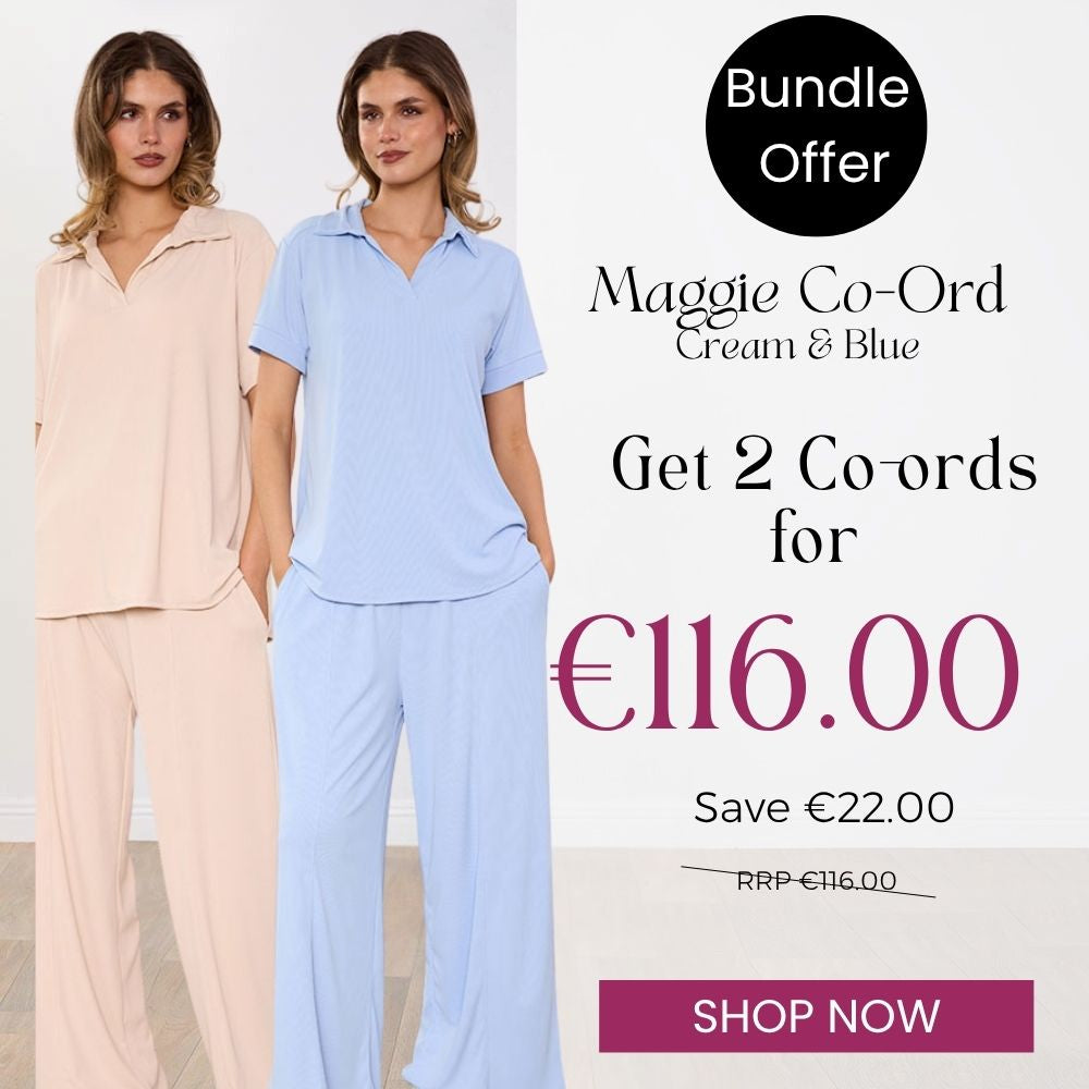 Maggie Co-Ord (Cream) & (Blue) for €116.00