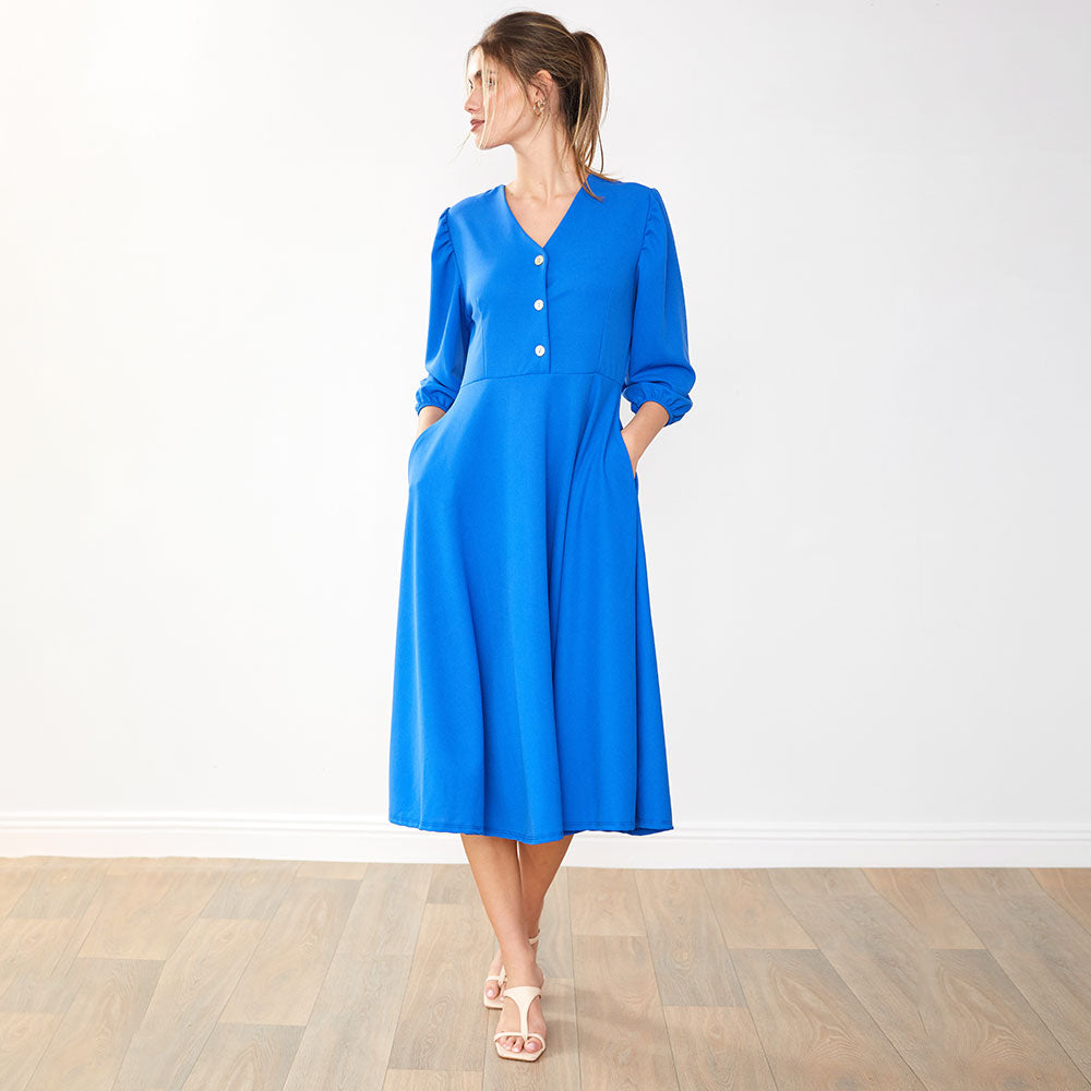 Maisy Dress (Cobalt)
