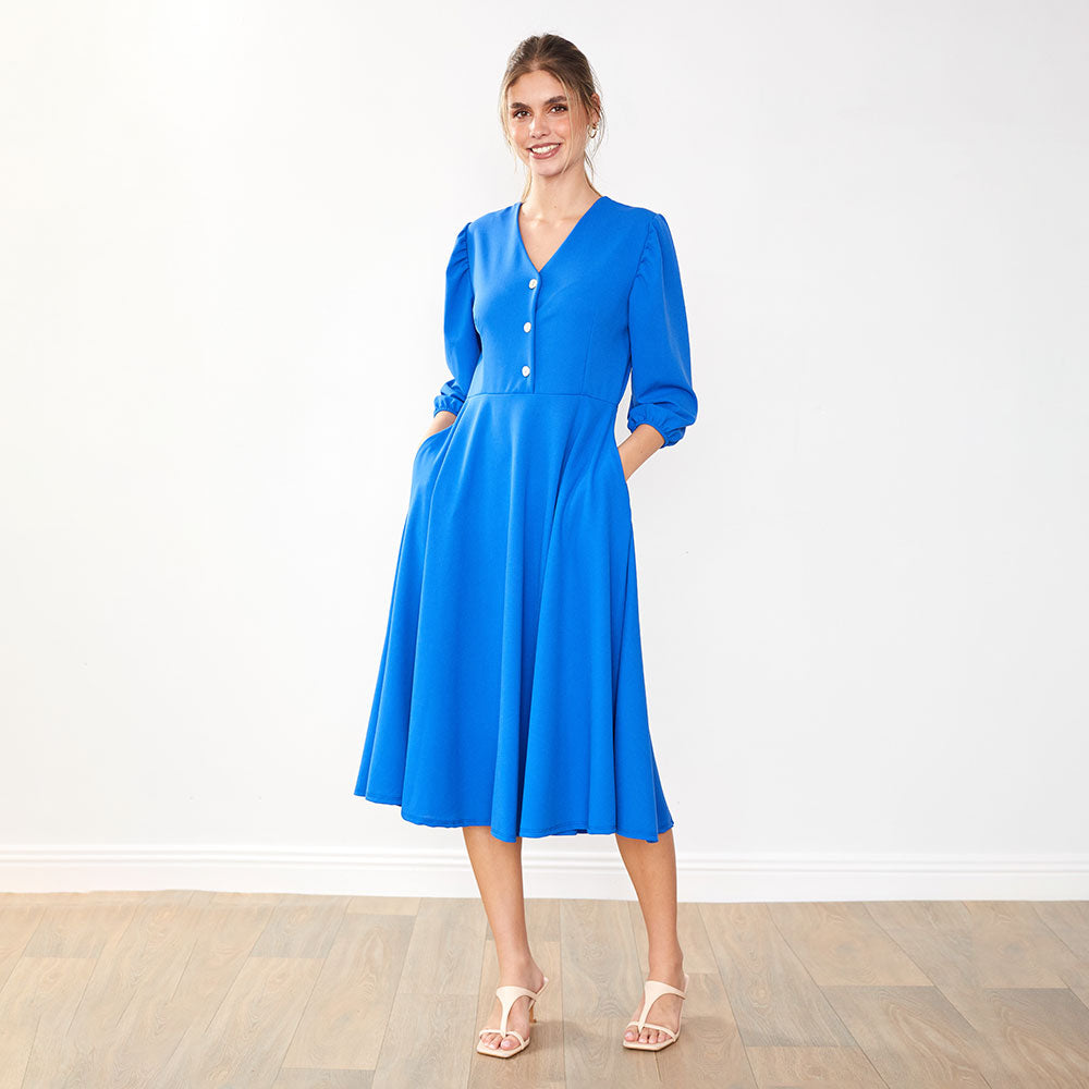 Maisy Dress (Cobalt)