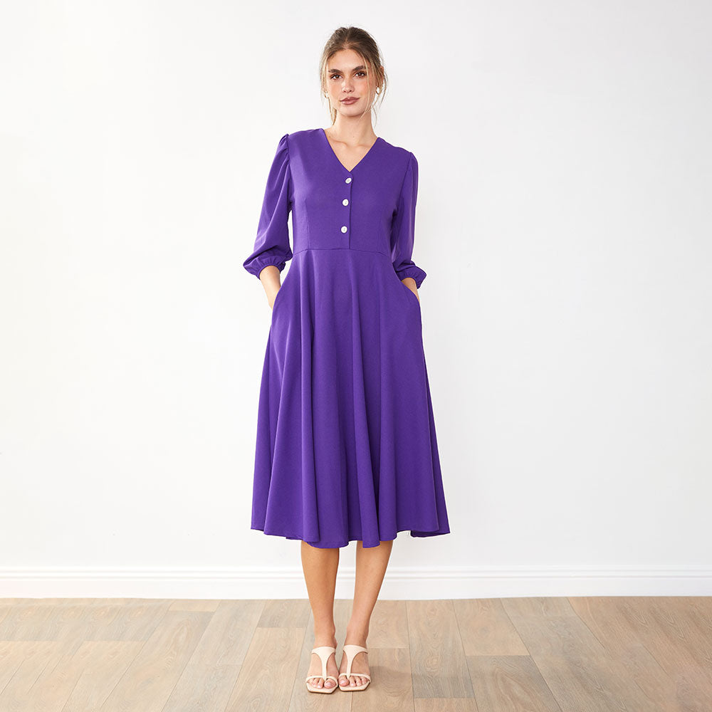 Maisy Dress (Plum)