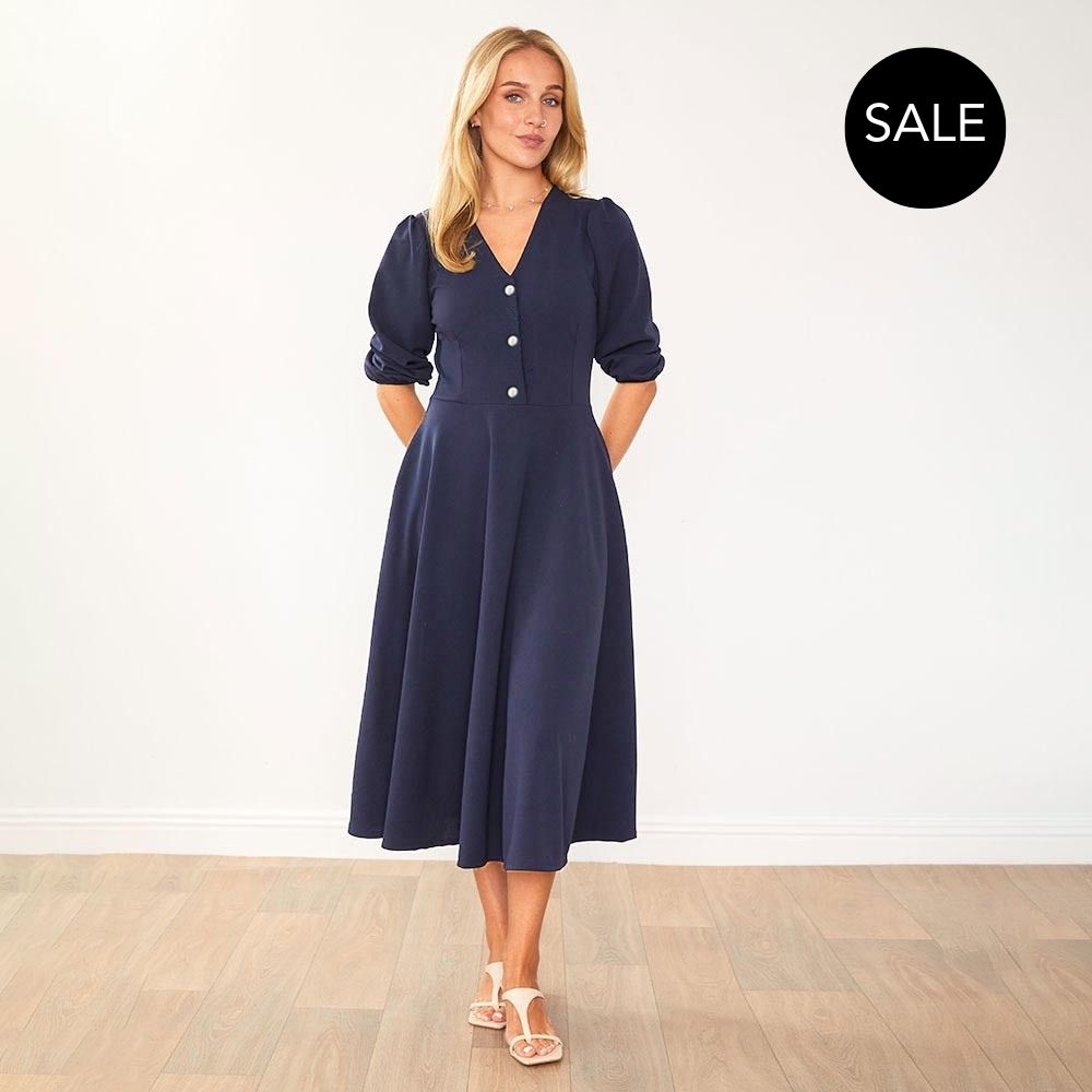 Maisy Dress (Navy)