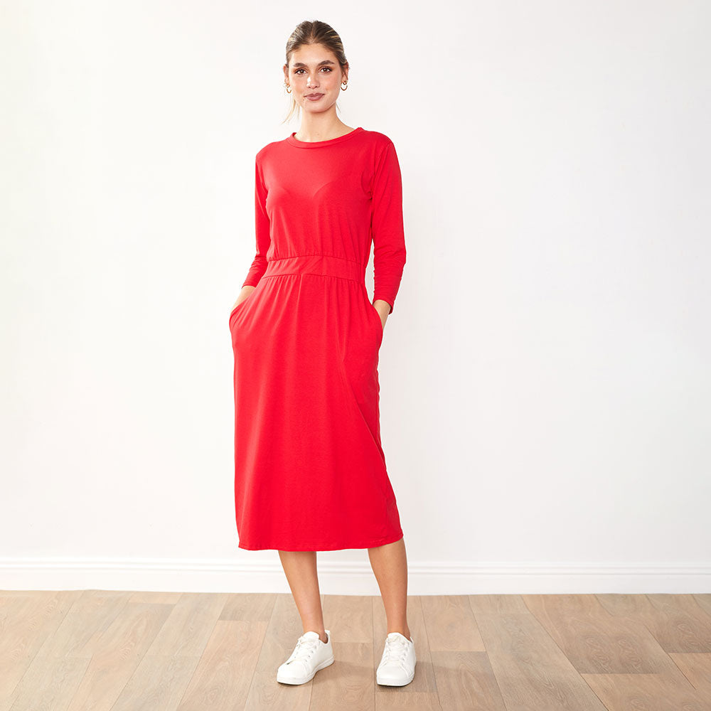 Mara Dress (Red)