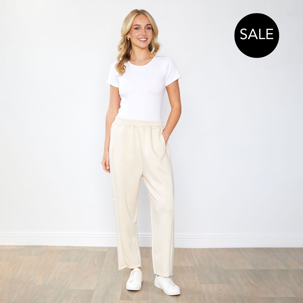 Marley Trousers in cream – women's trousers