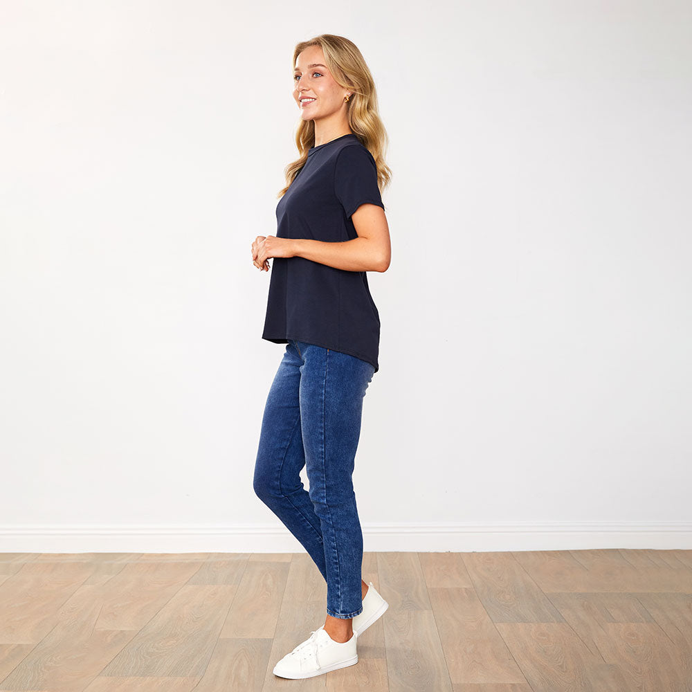 Mila Top (Navy)
