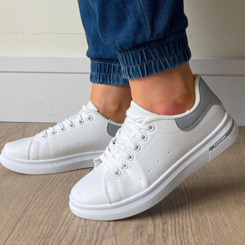 Niamh Sneakers (Grey) - The Casual Company