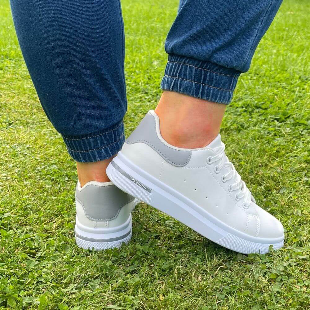 Niamh Sneakers (Grey) - The Casual Company