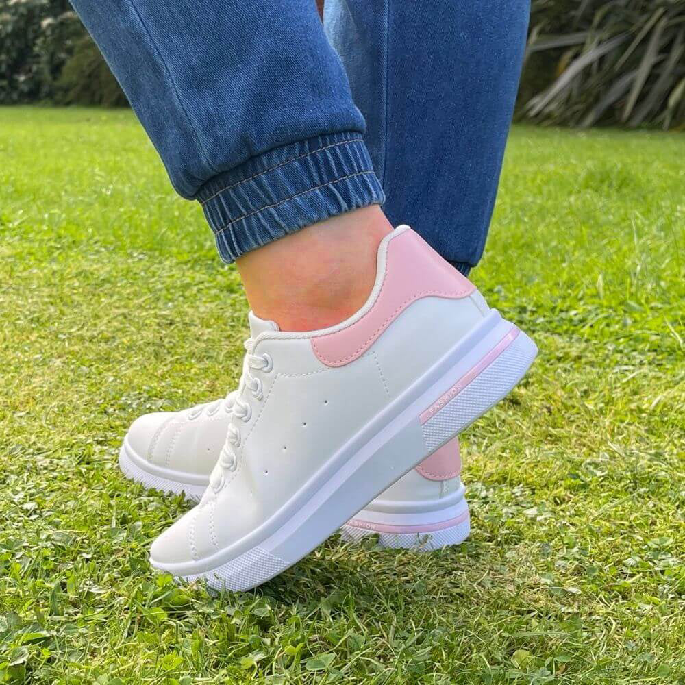 Niamh Sneakers (Pink) - The Casual Company