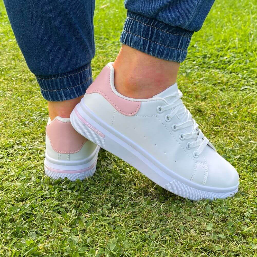 Niamh Sneakers (Pink) - The Casual Company