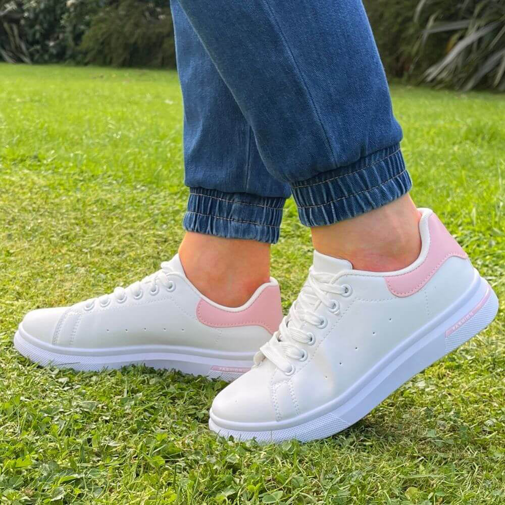 Niamh Sneakers (Pink) - The Casual Company