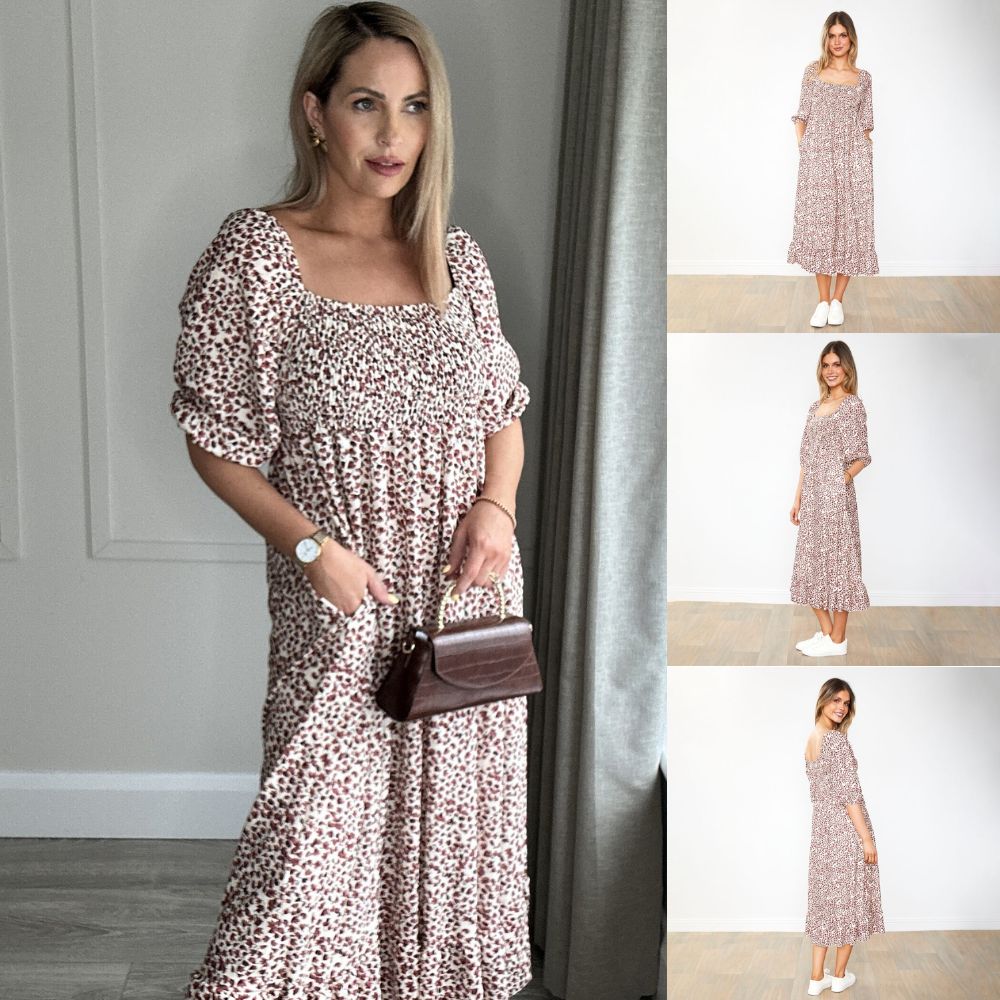 Vella Dress (Ruby Floral)