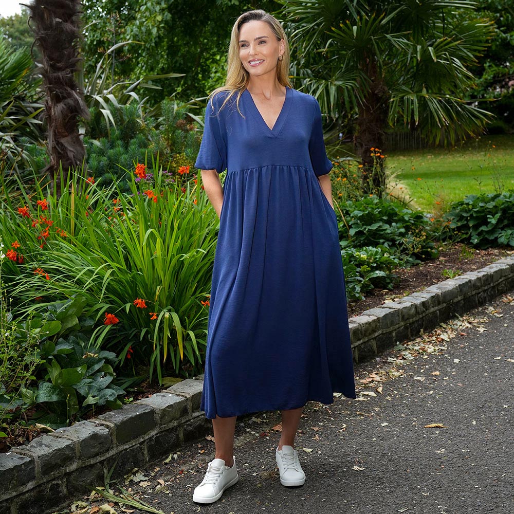Pamela Dress (Navy)