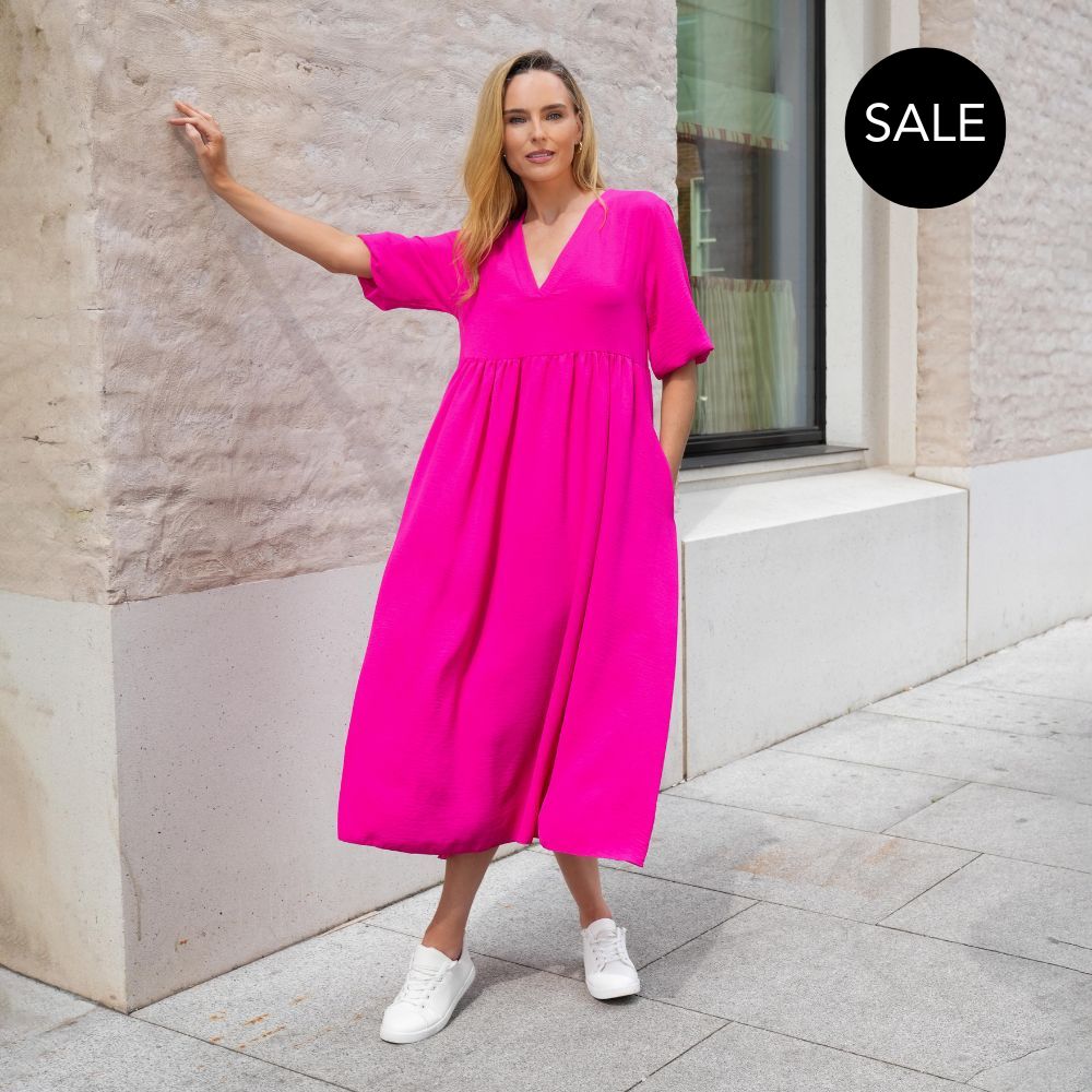 Pamela Dress (Fuchsia)