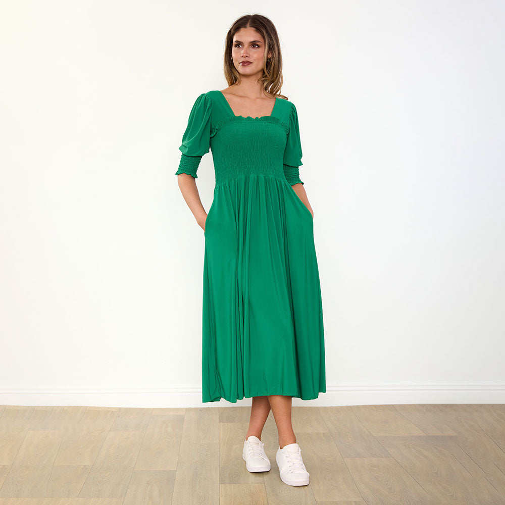 Pixie Dress in green – women's dress – view 4