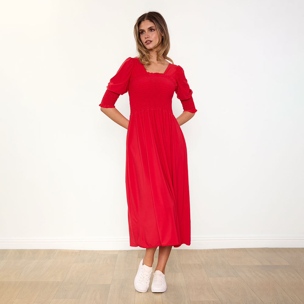 Pixie Dress (Red)