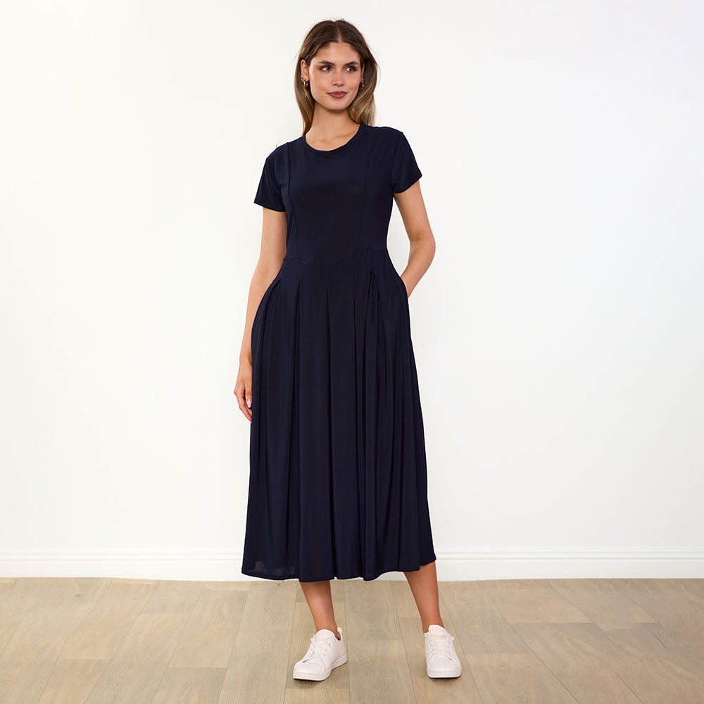 Polly Dress (Navy)