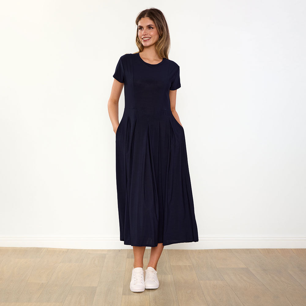 Polly Dress (Navy)