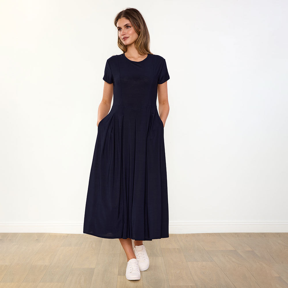 Polly Dress (Navy)