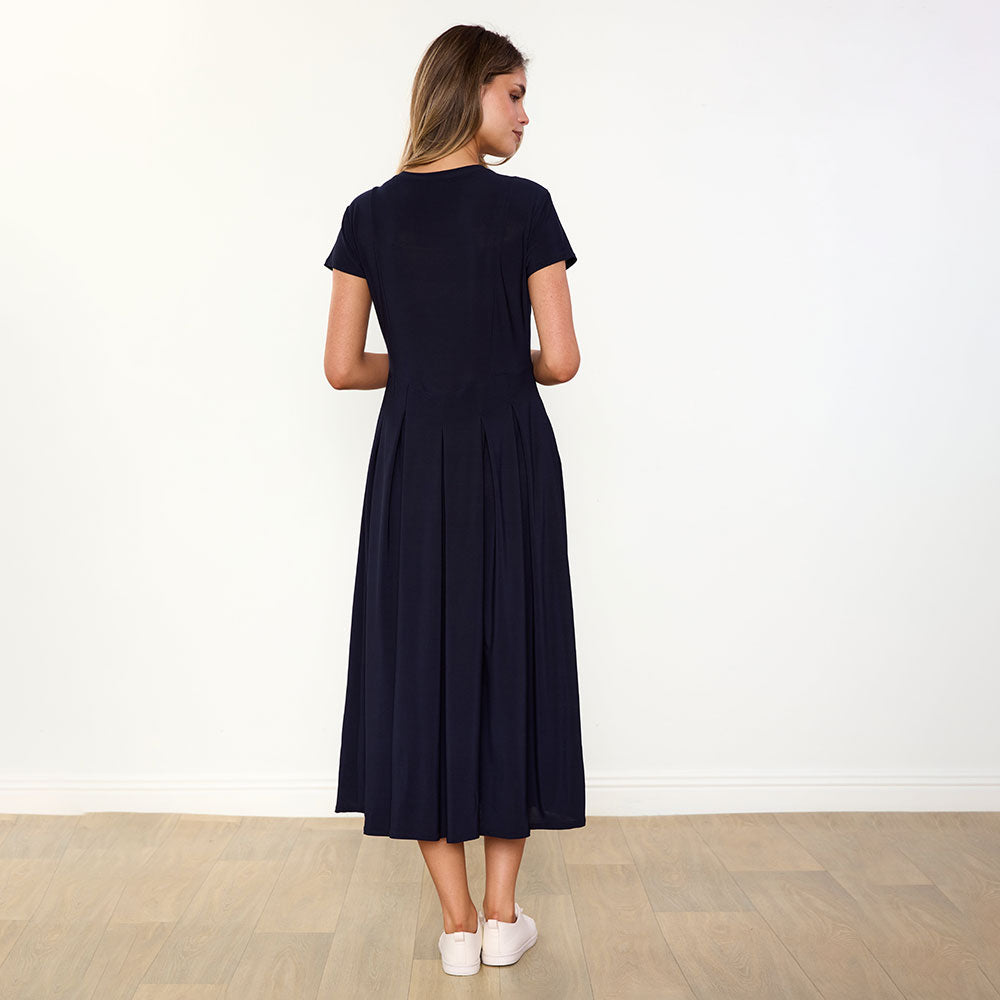 Polly Dress (Navy)