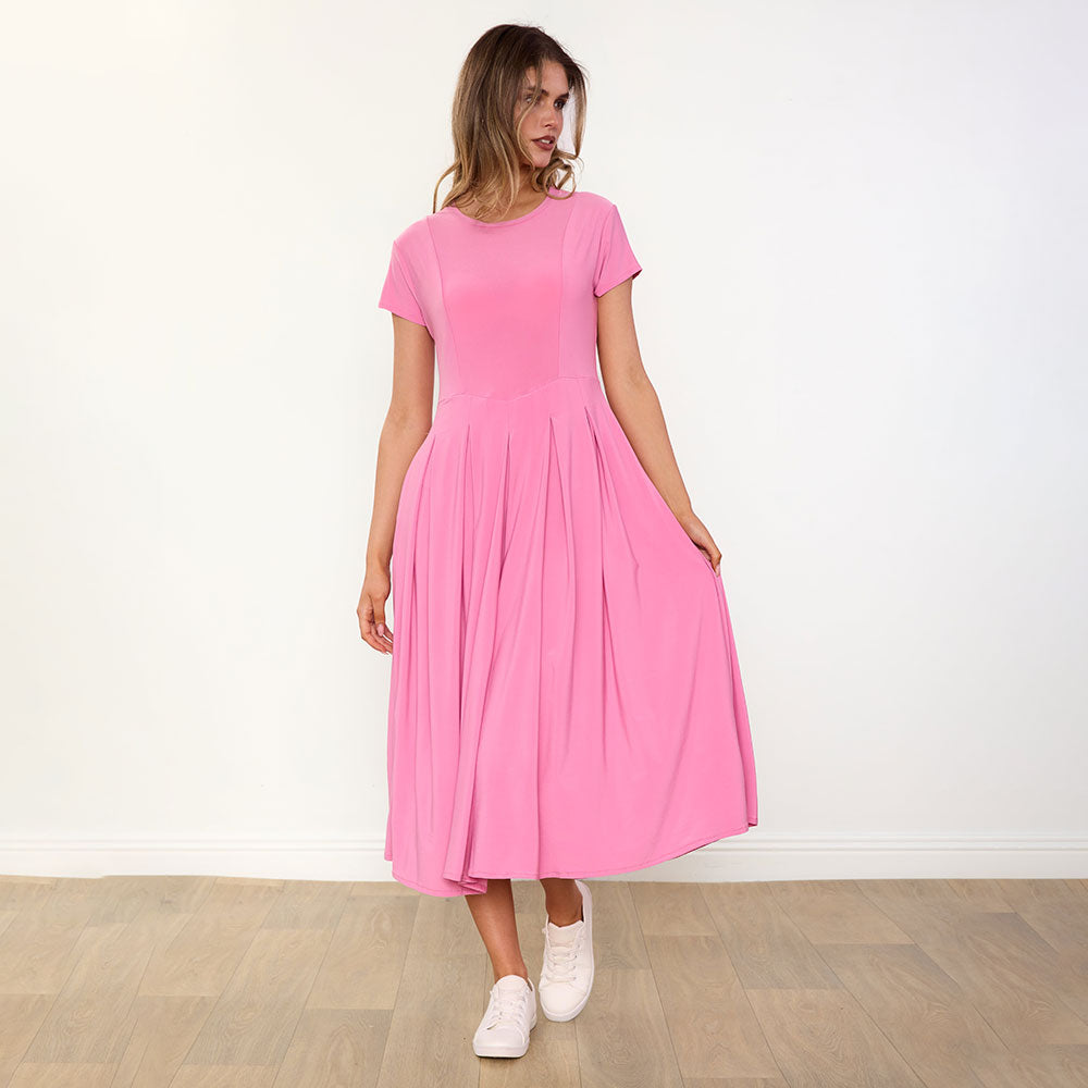Polly Dress in pink – women's dress – view 10