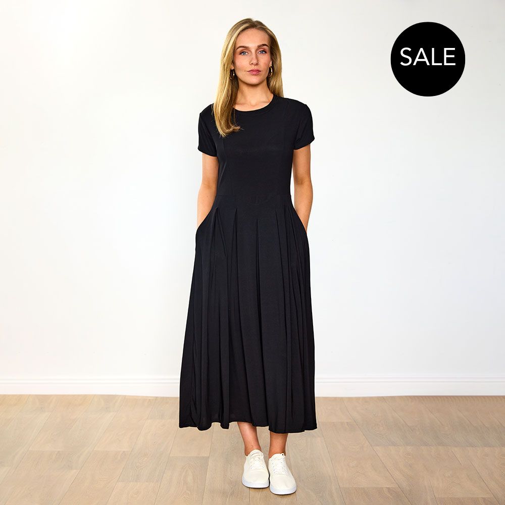 Polly Dress in black – women's dress