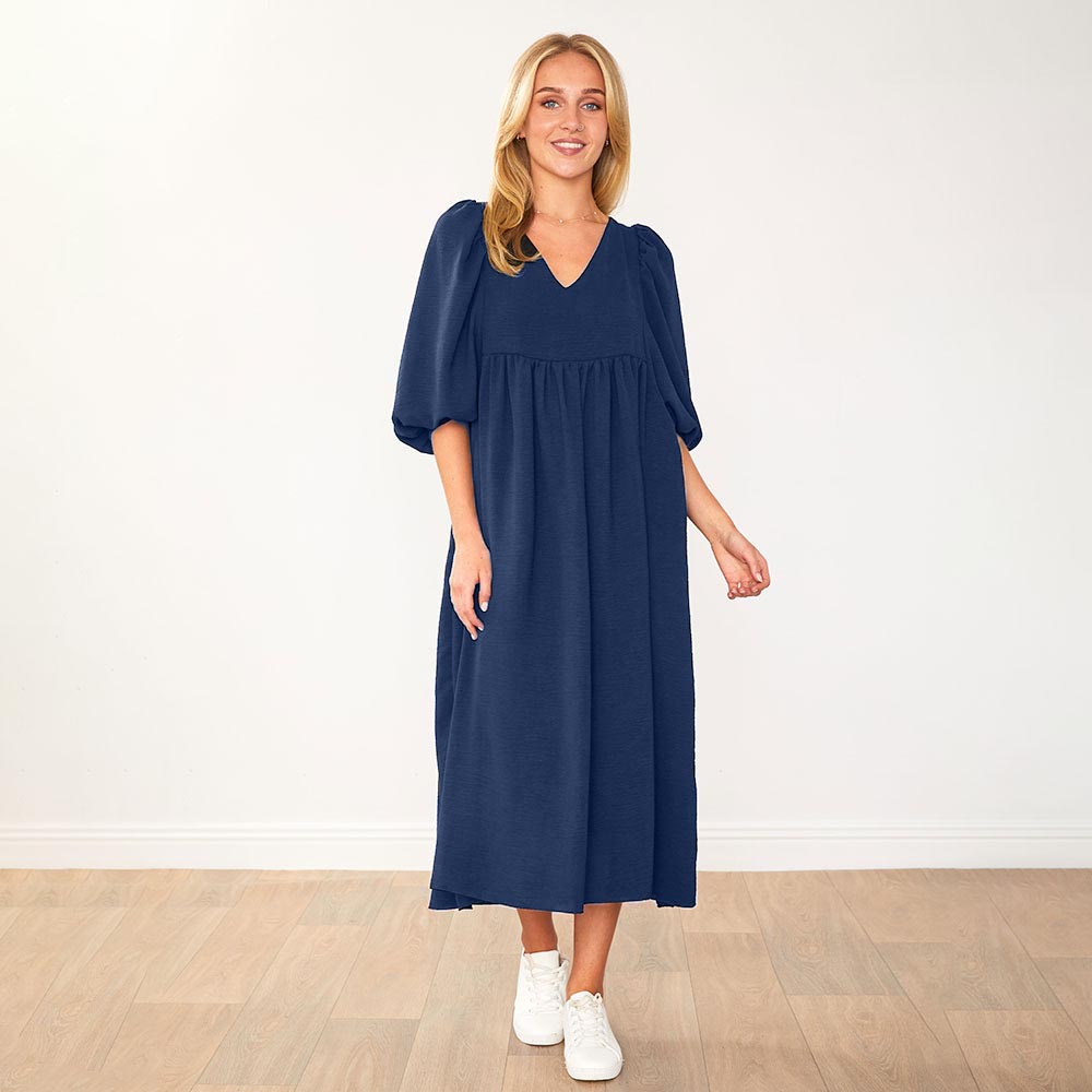 Porcha Dress (Navy)