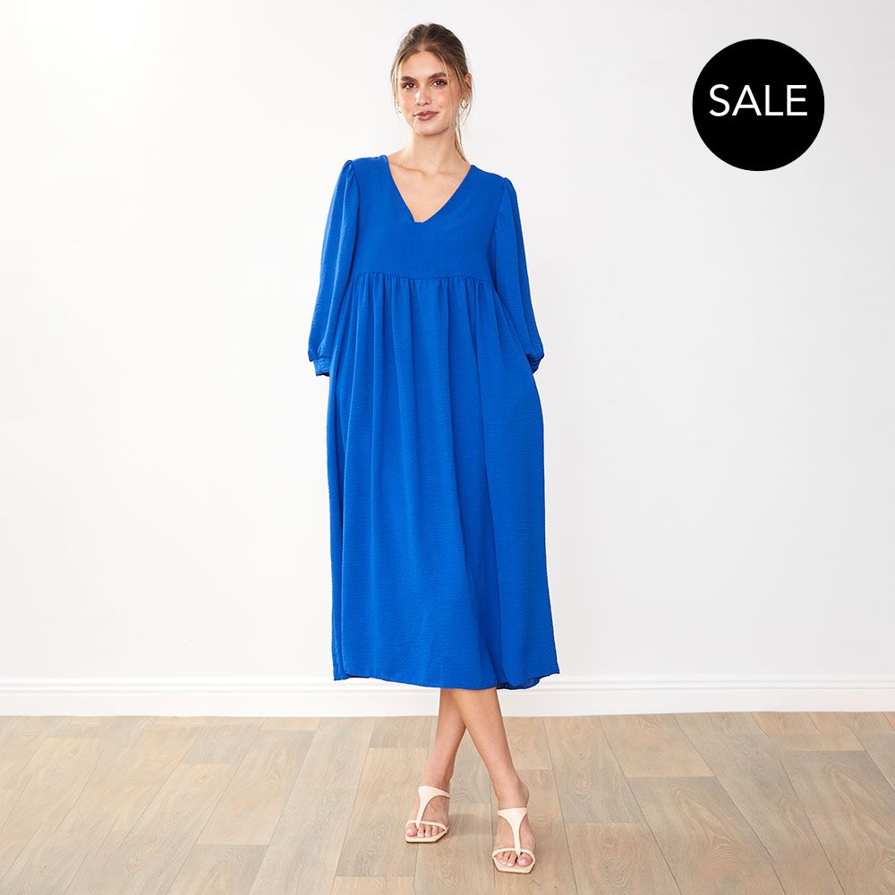 Porcha Dress in cobalt – women's dress