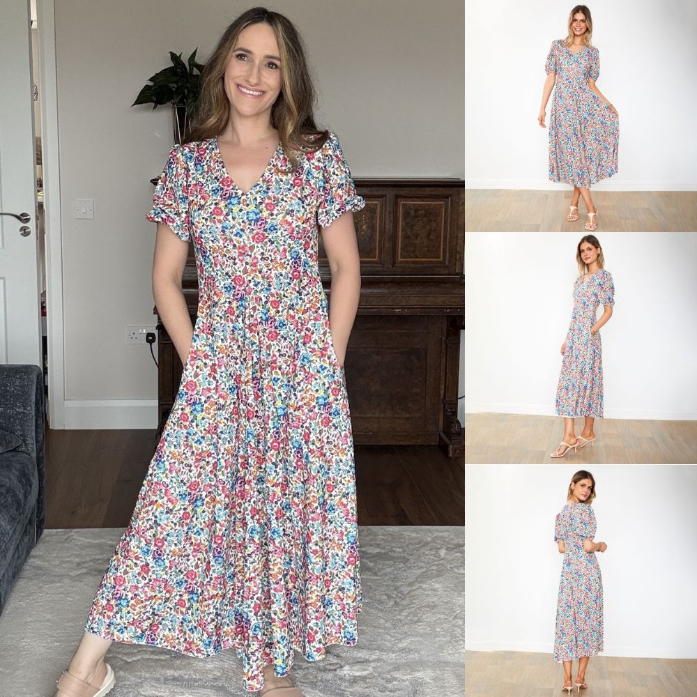 Flora Dress (Pink Rose)