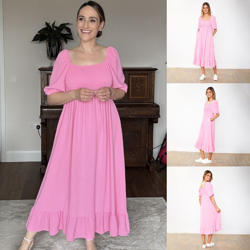 Vella Dress (Candy Pink)