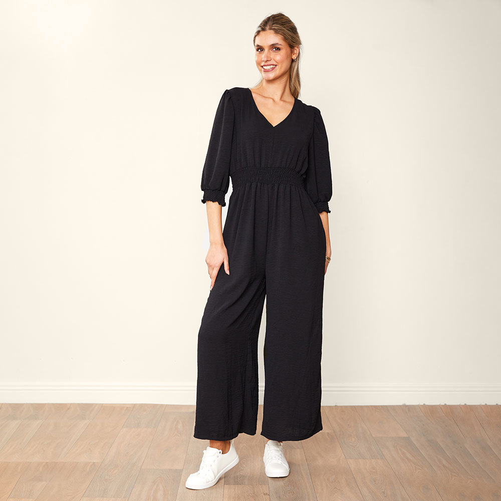 Regina Jumpsuit Black & Pink (2 for €68)