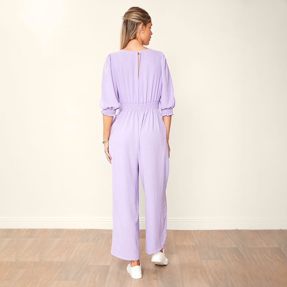Regina Jumpsuit (Lilac)