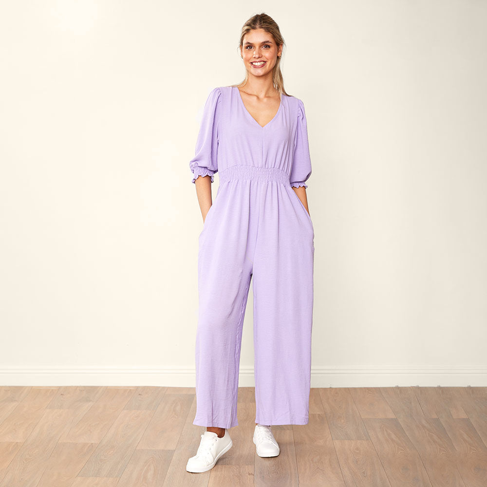 Regina Jumpsuit (Lilac)