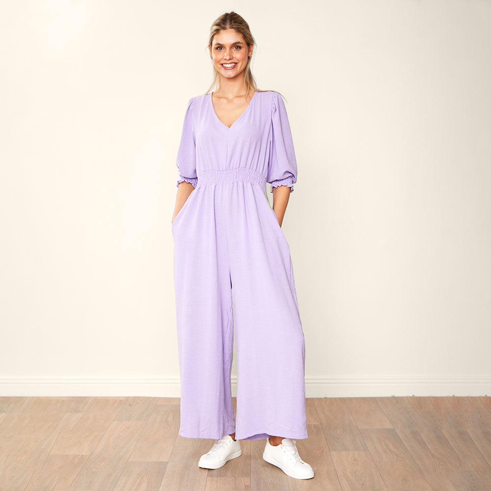 Regina Jumpsuit (Lilac)