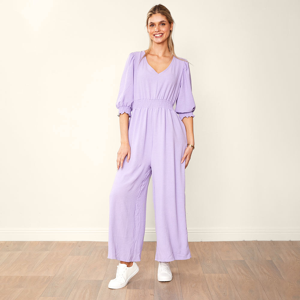 Regina Jumpsuit (Lilac)